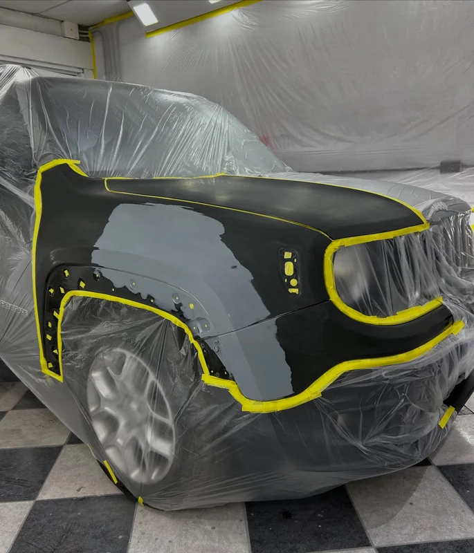 Trabajo de detalle vehicular en RTM